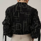 shirring sleeve pattern blouse/2color - KNUTH MARF