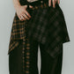 shirt wrap denim pants/black - KNUTH MARF