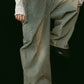 shirt wrap denim pants/blue - KNUTH MARF