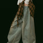 shirt wrap denim pants/blue - KNUTH MARF