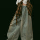 shirt wrap denim pants/blue - KNUTH MARF