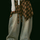 shirt wrap denim pants/blue - KNUTH MARF