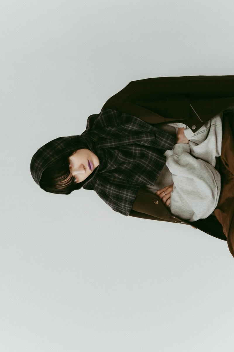 shirt wrap denim pants/brown - KNUTH MARF