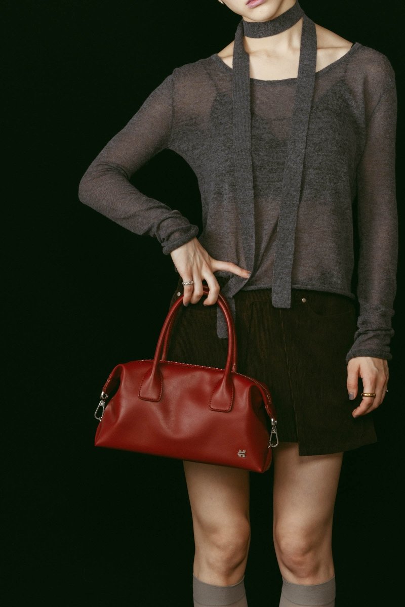 side hook boston bag/2color - KNUTH MARF