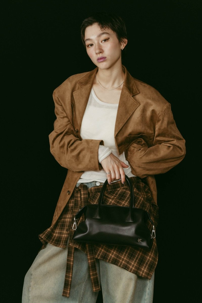 side hook boston bag/2color - KNUTH MARF