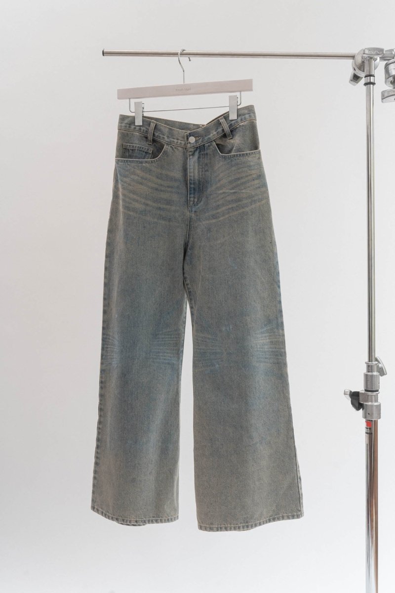 side line studs denim/2color - KNUTH MARF