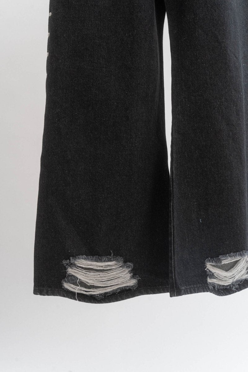 side line studs denim/2color - KNUTH MARF