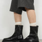 skinny platform boots/black - KNUTH MARF