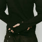 slim hooded knit/black - KNUTH MARF