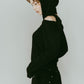 slim hooded knit/black - KNUTH MARF