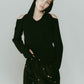 slim hooded knit/black - KNUTH MARF