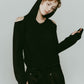 slim hooded knit/black - KNUTH MARF
