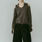 slim hooded knit/gray - KNUTH MARF