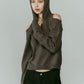 slim hooded knit/gray - KNUTH MARF