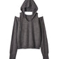 slim hooded knit/gray - KNUTH MARF
