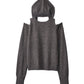slim hooded knit/gray - KNUTH MARF