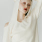 slim hooded knit/white - KNUTH MARF
