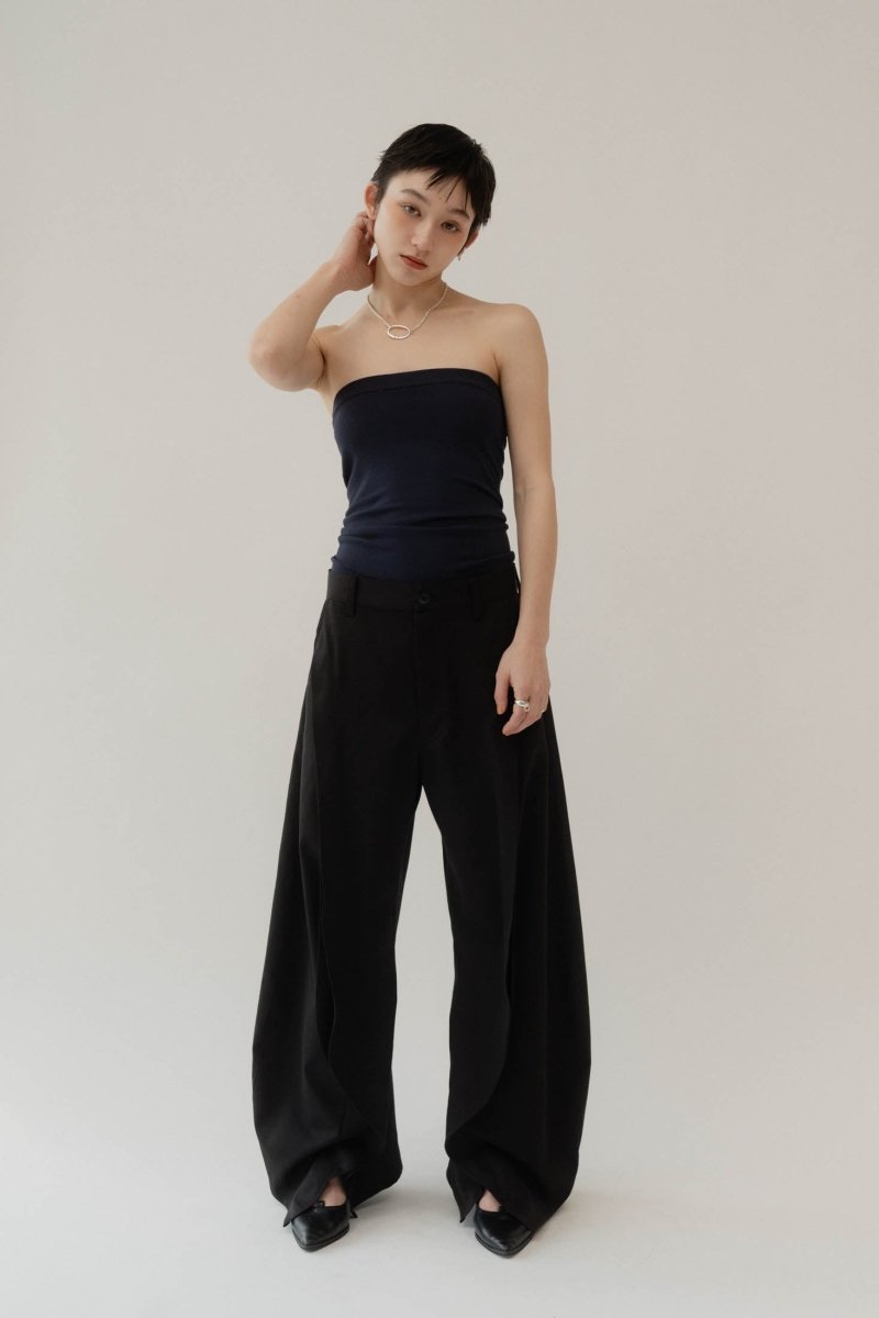 slit deformed pants(unisex)/3color - KNUTH MARF