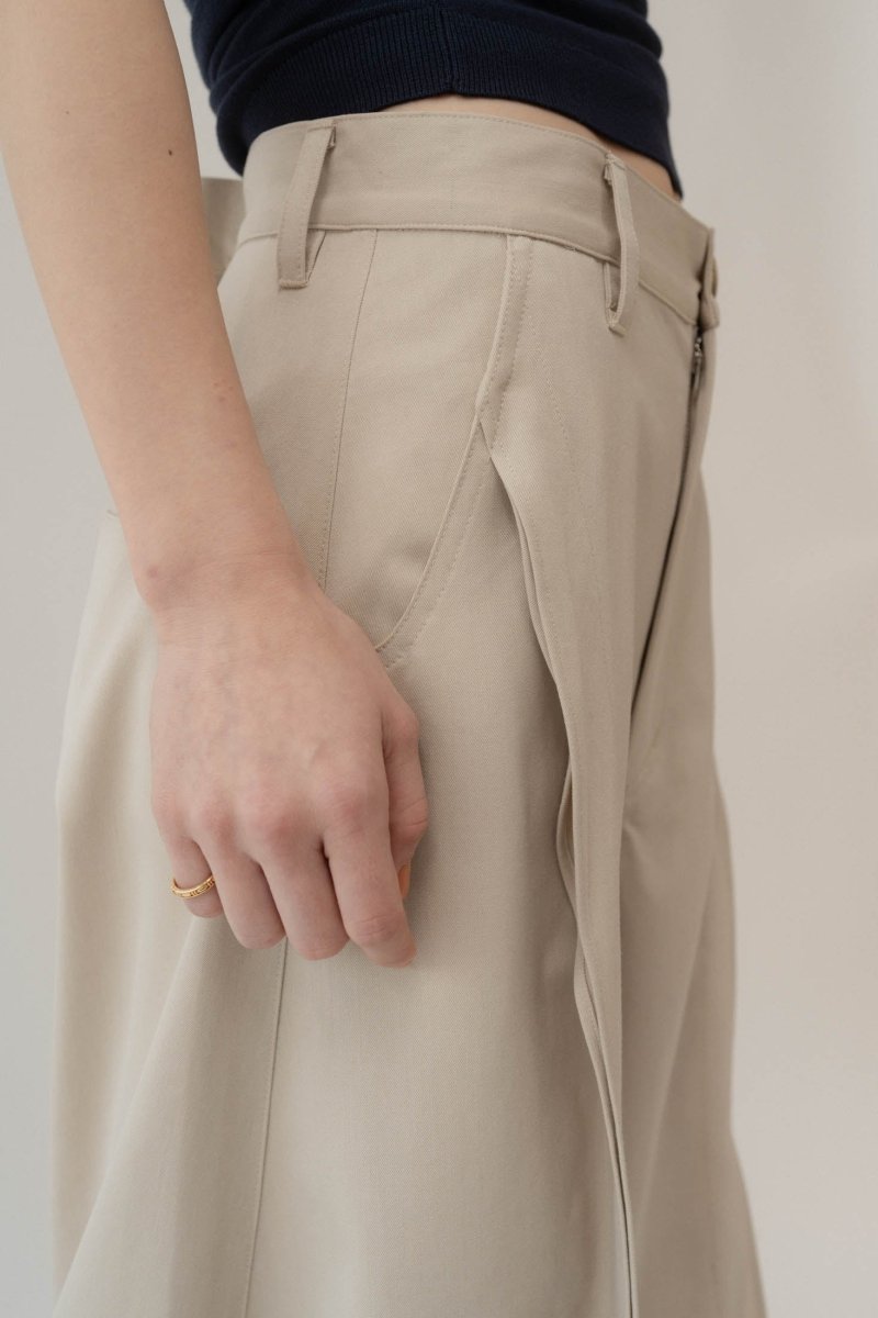 slit deformed pants(unisex)/3color - KNUTH MARF