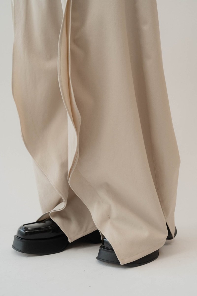 slit deformed pants(unisex)/3color - KNUTH MARF