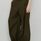 slit deformed pants(unisex)/checkblack - KNUTH MARF