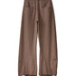slit deformed pants(unisex)/checkbrown(FUK) - KNUTH MARF