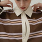 spring rugger shirt(unisex)/brownpink - KNUTH MARF