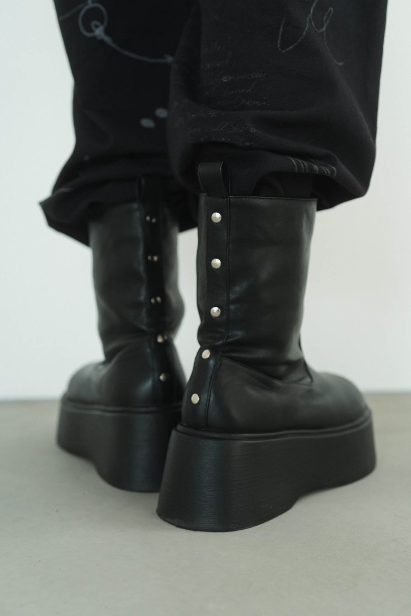 studs platform boots/black - KNUTH MARF