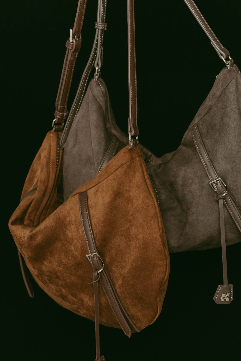 suede moon bag/2color - KNUTH MARF