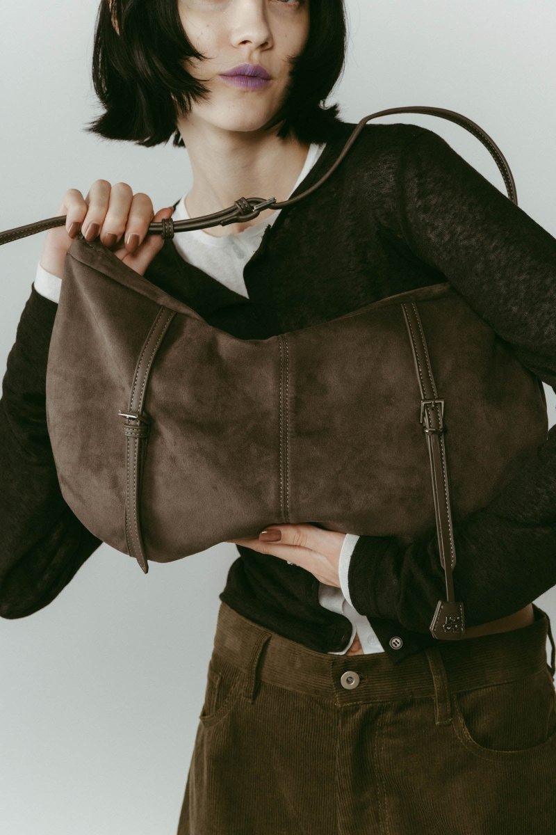 suede moon bag/2color - KNUTH MARF