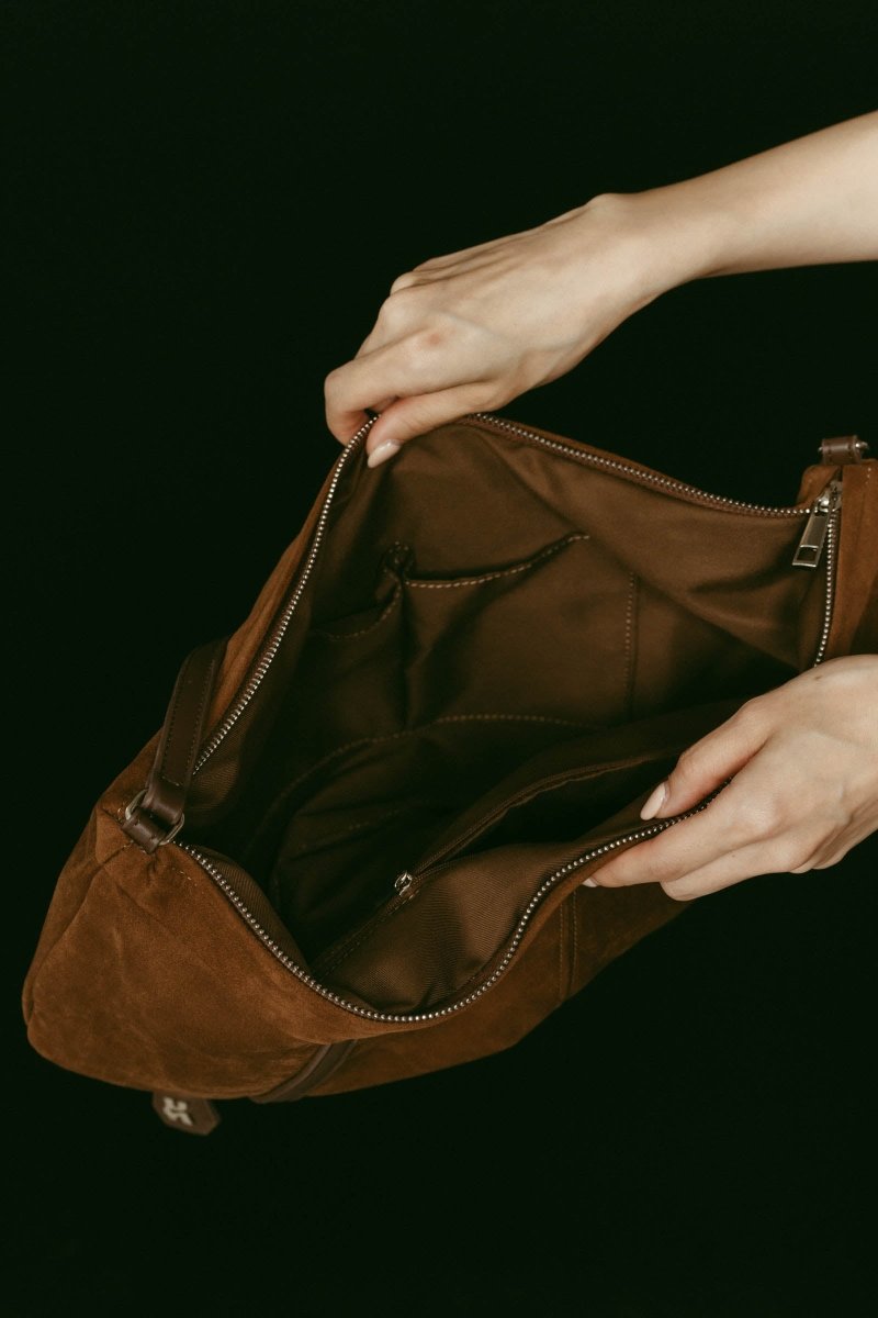 suede moon bag/2color - KNUTH MARF