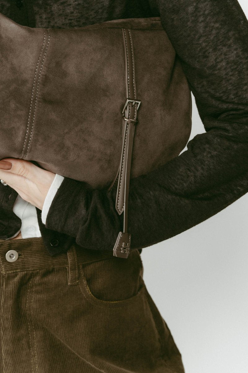 suede moon bag/2color - KNUTH MARF