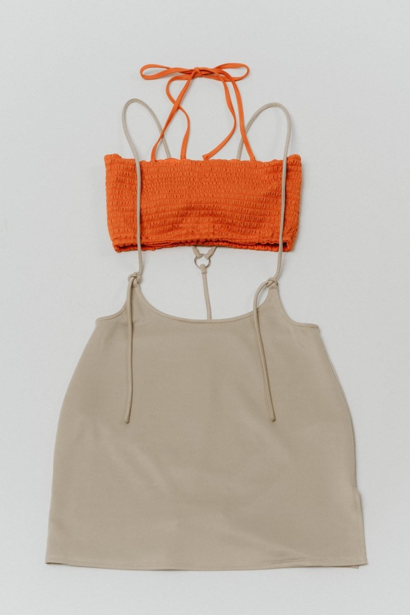 suspender swim wear/3color