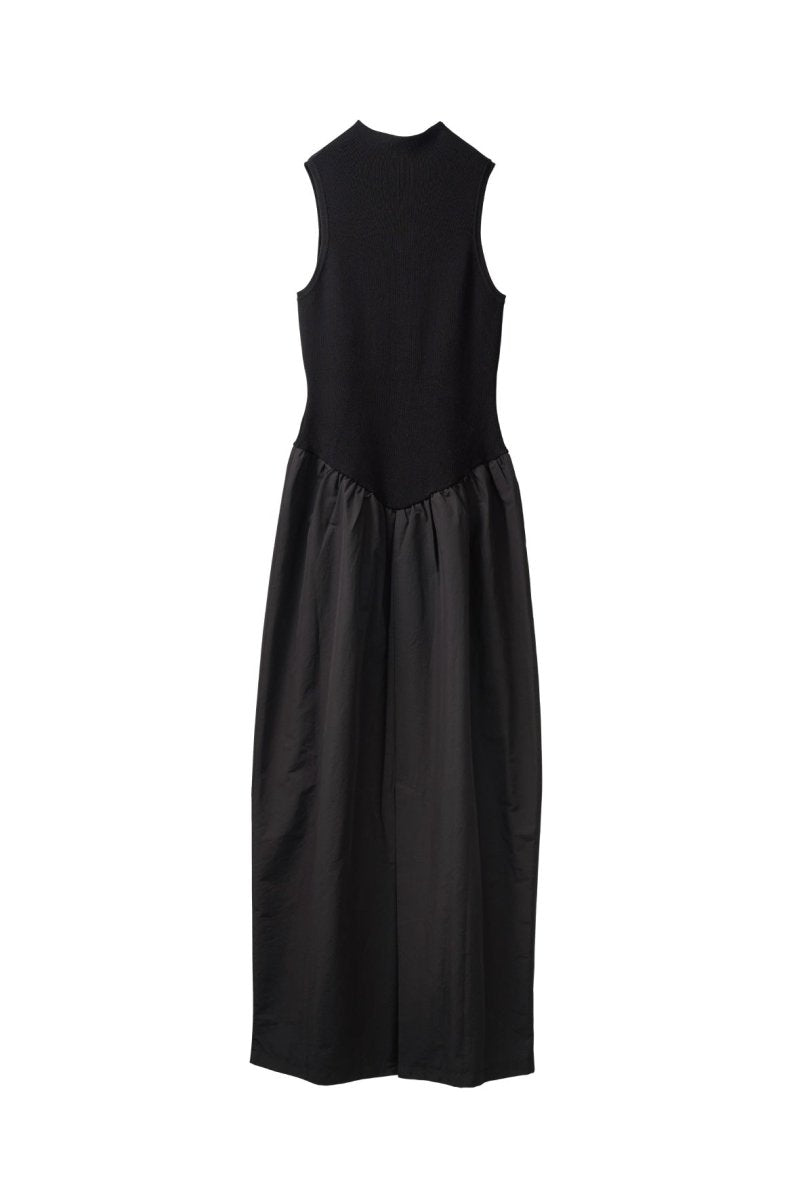 taffeta docking one piece/black - KNUTH MARF