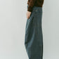 tuck design denim pants/denimblue - KNUTH MARF