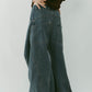tuck design denim pants/denimblue - KNUTH MARF