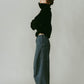 tuck design denim pants/denimblue - KNUTH MARF