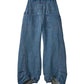 tuck design denim pants/denimblue - KNUTH MARF