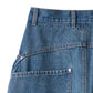 tuck design denim pants/denimblue - KNUTH MARF