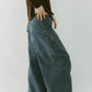 tuck design denim pants/denimblue - KNUTH MARF