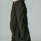 tuck design denim pants/gray - KNUTH MARF