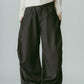 tuck design denim pants/gray - KNUTH MARF
