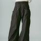tuck design denim pants/gray - KNUTH MARF