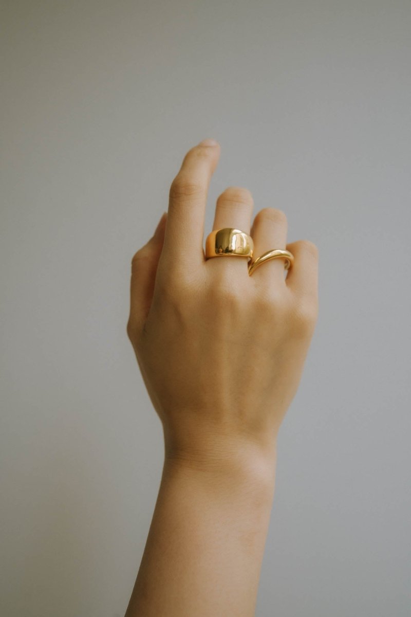 two finger ring/2color - KNUTH MARF
