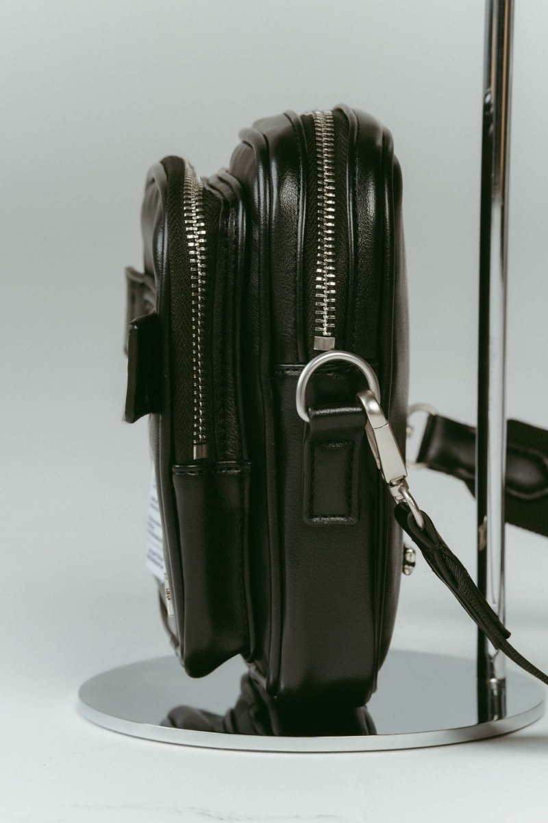 two - pocket mini bag/black - KNUTH MARF