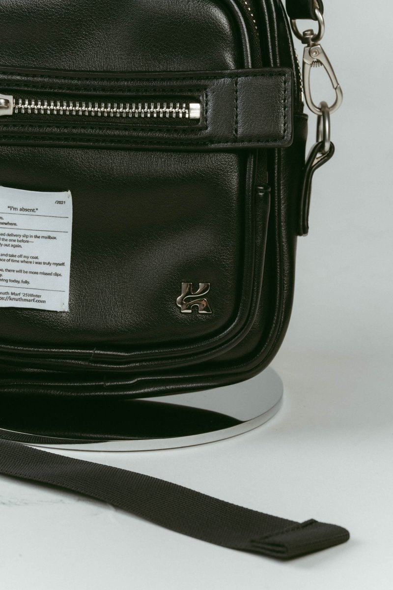 two - pocket mini bag/black - KNUTH MARF