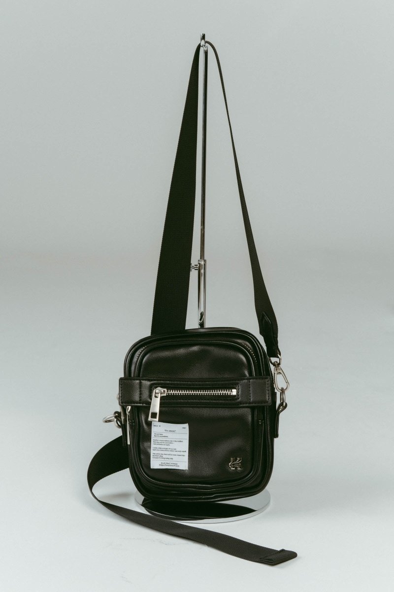 two - pocket mini bag/black - KNUTH MARF