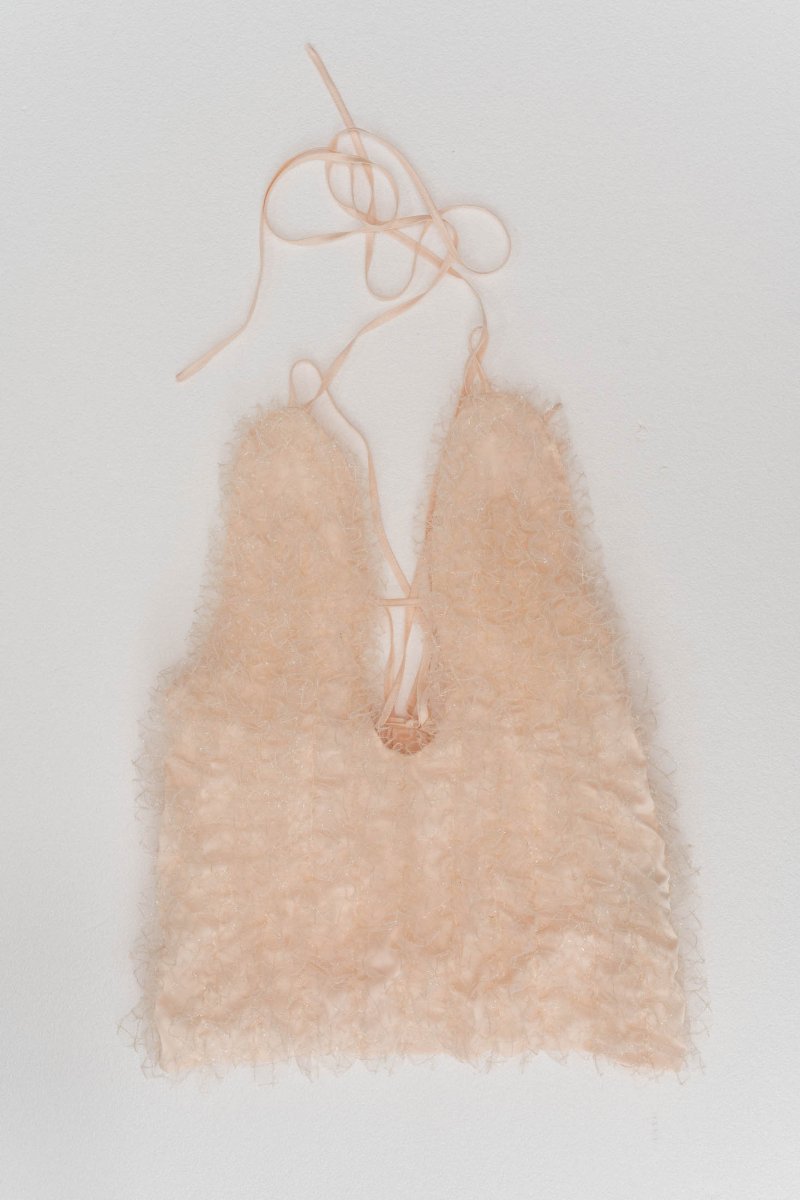 U neck tulle bustier/2color - KNUTH MARF