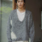 Uneck knit pullover(unisex)/2color - KNUTH MARF