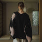 Uneck knit pullover(unisex)/2color - KNUTH MARF